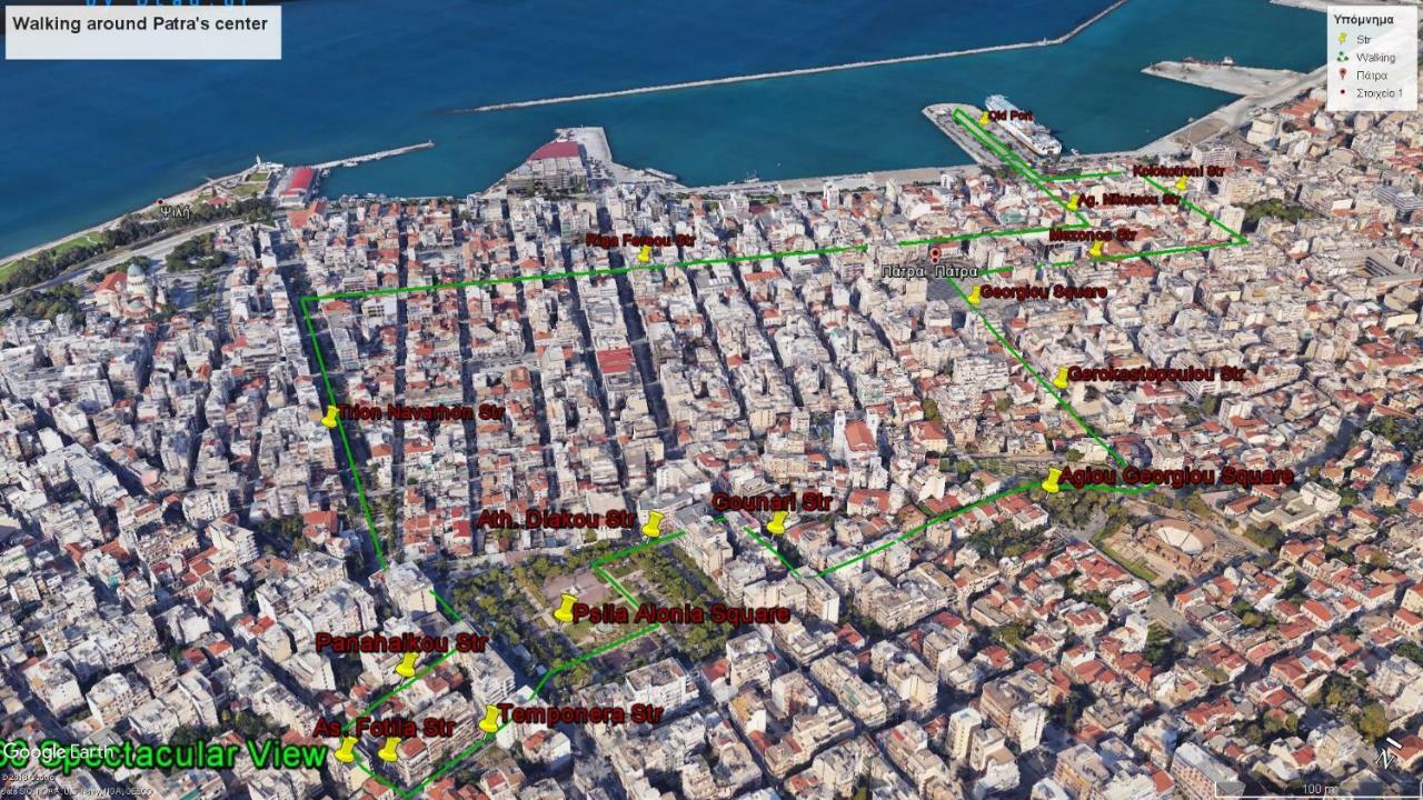 360 Spectacular View Apartment Patras Bagian luar foto